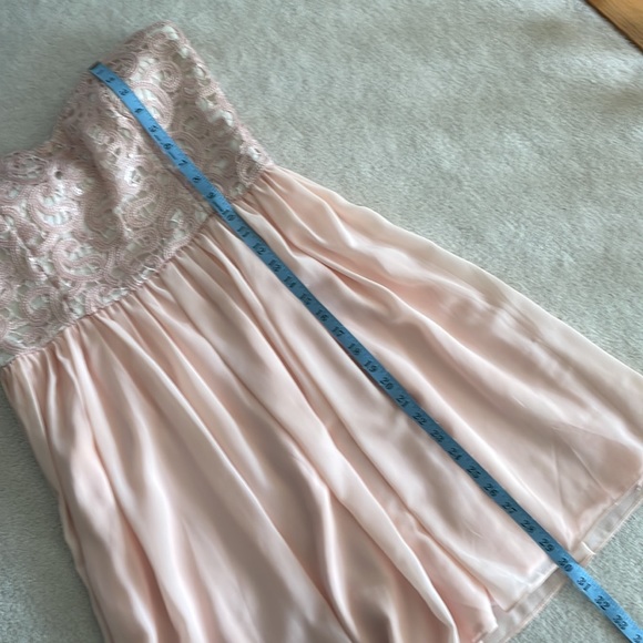 NWT Minuet Strapless babydoll Dress with embellished bust - Picture 8 of 11